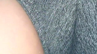 She Tests Her New Shorts with Her Pussy Showing, Camel Toe