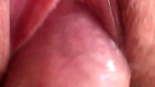 The Best Close-up Hairy Pussy Fuck and Big Cum Load Inside Vagina