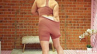Big Panties Try on Haul with Wedgies Big Ass Natural Wedgie Tight Whities Visible Panty Line