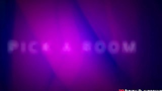 Luna Star interracial hot threesome sex