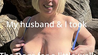 Filthy Hotwife Gets Creampie From Random Stranger in the Park - Hub Gets to Clean up at Home