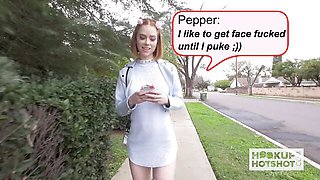 Insatiable Bryan and Pepper's natural tits movie