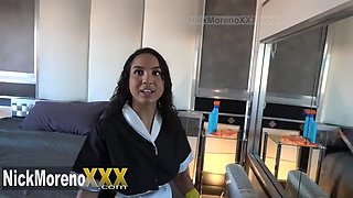 Nick Moreno - I Offer My 18-year-old Maid Money Because I Want To Cum Inside Her Pussy