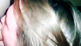 I sucked down hard on my 55m photographer's dick giving him a blowjob and his big cock deep in my throat tasting his old juices