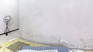 I Caught My Stepsister Masturbating in Front of the Camera, She Asked Me to Keep It a Secret but I Came in Her Pussy
