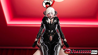 Domiatrix Hentai Animation - Close-up Big Cock Teasing, Glory Hole Sex, and POV Riding with Creampie Ending