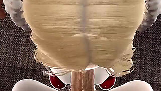 Christmas Elf Making Hottes Blowjob For Big Dick On A Bed 3D Animation Porn