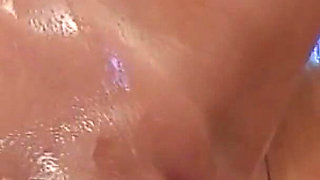 Cumshot on Tits for Young Blonde with Big Tits