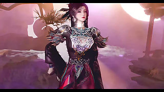 3D cute cosplay naked her hot naturel tits got fucked so hard