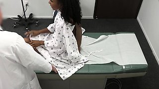 Ebony housewife meets with a horny Doc