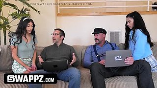 Stepdad Teaches Stepdaughter Sexual Desire in Taboo Family Orgy