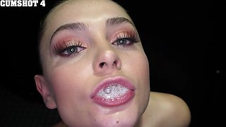Compilation of videos with cum in mouth ending via gloryhole