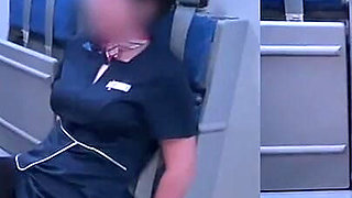 Flight Attendant and Airplane Sex She Makes Me Erect Over and Over Again Until I'm on the Verge of Ejaculation