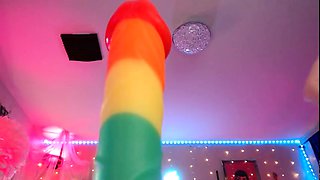 Webcam horny girl toys pussy