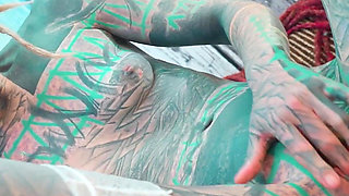 Hard Anal Fuck for Tattooed Girl - Balls Deep Assfuck for Goth Slut - ATM, Facial