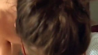 Pov Bj Petite Hot Geek With Glasses Gives Most Sensual Bj