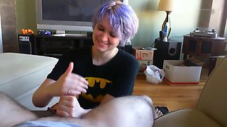 18yr old emo teen swallowing cum
