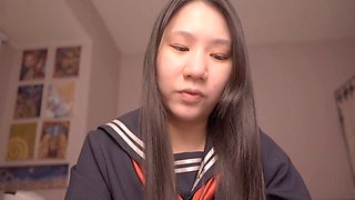 Cute Asian student Alize Zaide creates ASMR while sharing Isaiah 30-34 as a sister in Christ