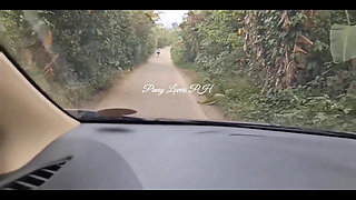 Pinay Teacher Fucked in the Car Lucky Fan Fucked