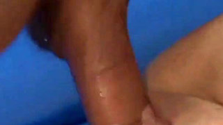 Big tits brunette milf is hard fucked in her pussy