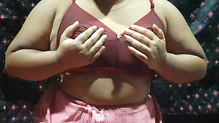 Desi Bhabi Big Tits Show. Boobs Playing