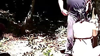 Kinky Couple Caught Playing in the Woods