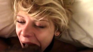 Young Blonde Gets Dominated And Throat Fucked By Older