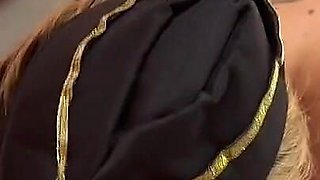 Beautiful Big-assed Flight Attendant Fucks the Pilot After a Long Flight
