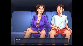 Hot MILF Stepmom Gets Creampied by Stepson in Summertime Saga Hentai Episode 4