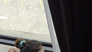 Watchful delight ...slut gets day light fuck.