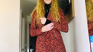 Blonde emo amateur solo masturbation