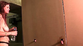 Glory Hole Blowjobs and Brunettes