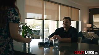 Lusty mom fucks believer with big penis