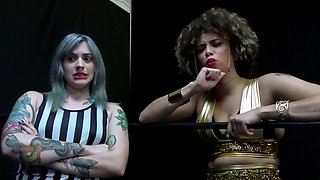 Tickle Wrestling Entertainment: Paula Bunion vs Punchy the