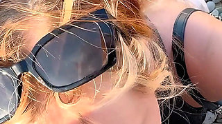 Right on the Beach! Outdoor Deepthroat Extreme