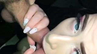 Brunette Amateur Slut Loves Stuffing Her Throat POV More at