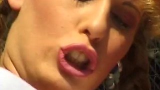 German teen with an amazing body gets fucked hard after tennis