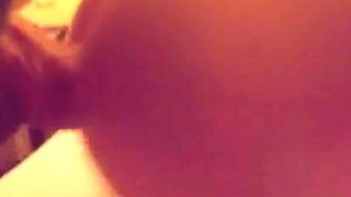 He cums in my ass so good - bareback amateur fuck