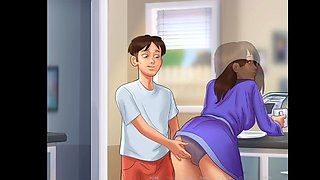 Morning quickie with hot cougar landlady Lanagameplays