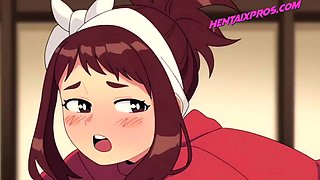 Uncensored Hentai Facial Cum and Cock Riding