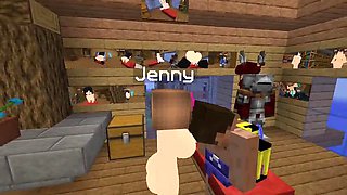 The Jenny mod Fapcraft Minecraft - Its jenny and she is getting fucked by the warden and his massive cock