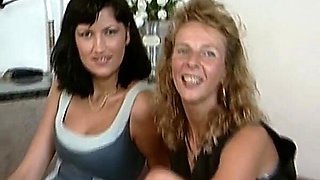 Two Hot German Bitches Sucks Big Dick and Share Sperm