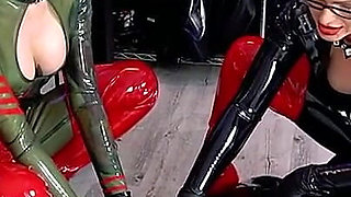 Latex Slave Used and Controlled