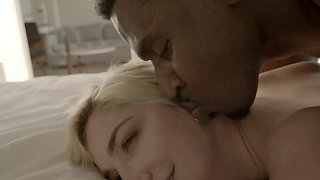 Beautiful short haired blonde daylight IR fucked in penthouse apartment