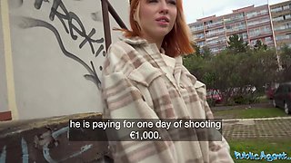 Beautiful russian redhead is so desperate for money, she let me use her however i want