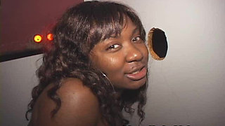 Nice Boobs Braces Black Bitch Sucks Cocks Sperm Splattered Glory Hole Whore Stripper