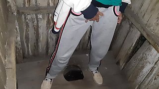 I Caught My Neighbor Masturbating in the Toilet on the Street and I Joined Her - Lesbian-illusion