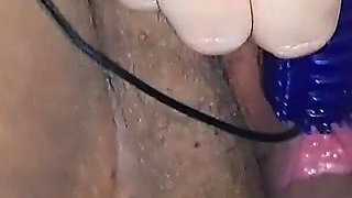 WildEnglishBBW BBC Nata4sex pounding my pussy stimulating my clit with vibrator