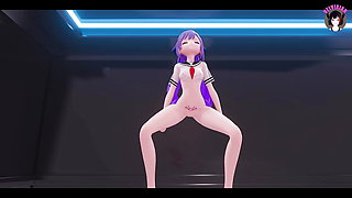 Keqing - Almost Naked Hot Dance In Sailor Suit