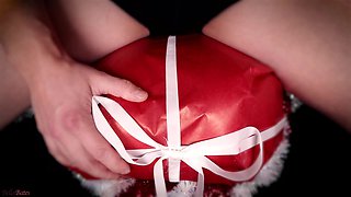 ASMR POINT OF VIEW Step Parent's Christmas introduce from Small petite cooch Step Stepdaughter